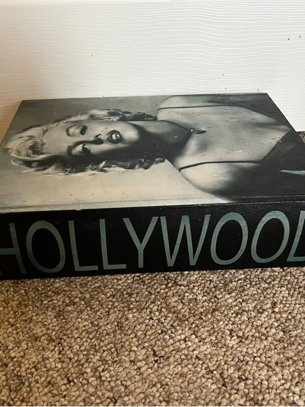 Vintage Style Black & White Marilyn Monroe Decorative Storage Box